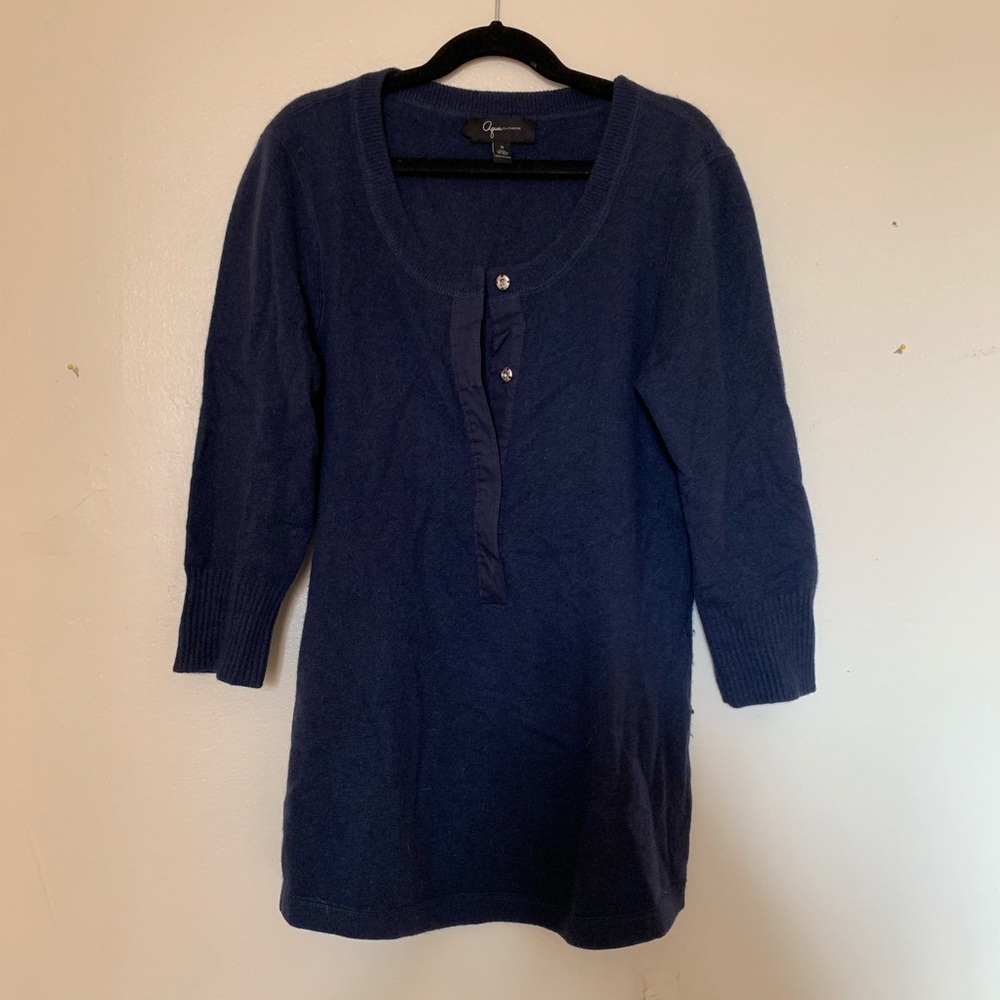 Aqua Cashmere Sweater